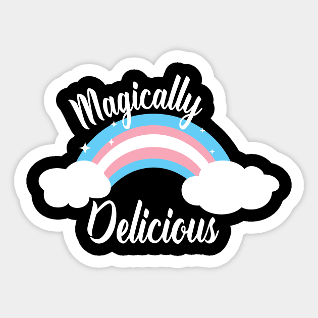 Magically Delicious Transgender Pride Sticker by ProudToBeHomo